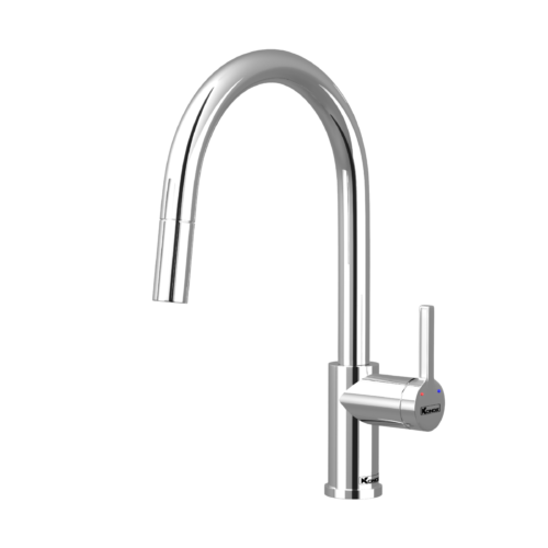 Vòi rửa chén dây rút Konox Alto Smart Chrome